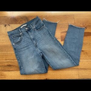 Levi’s Mile High Slim cropped Jeans